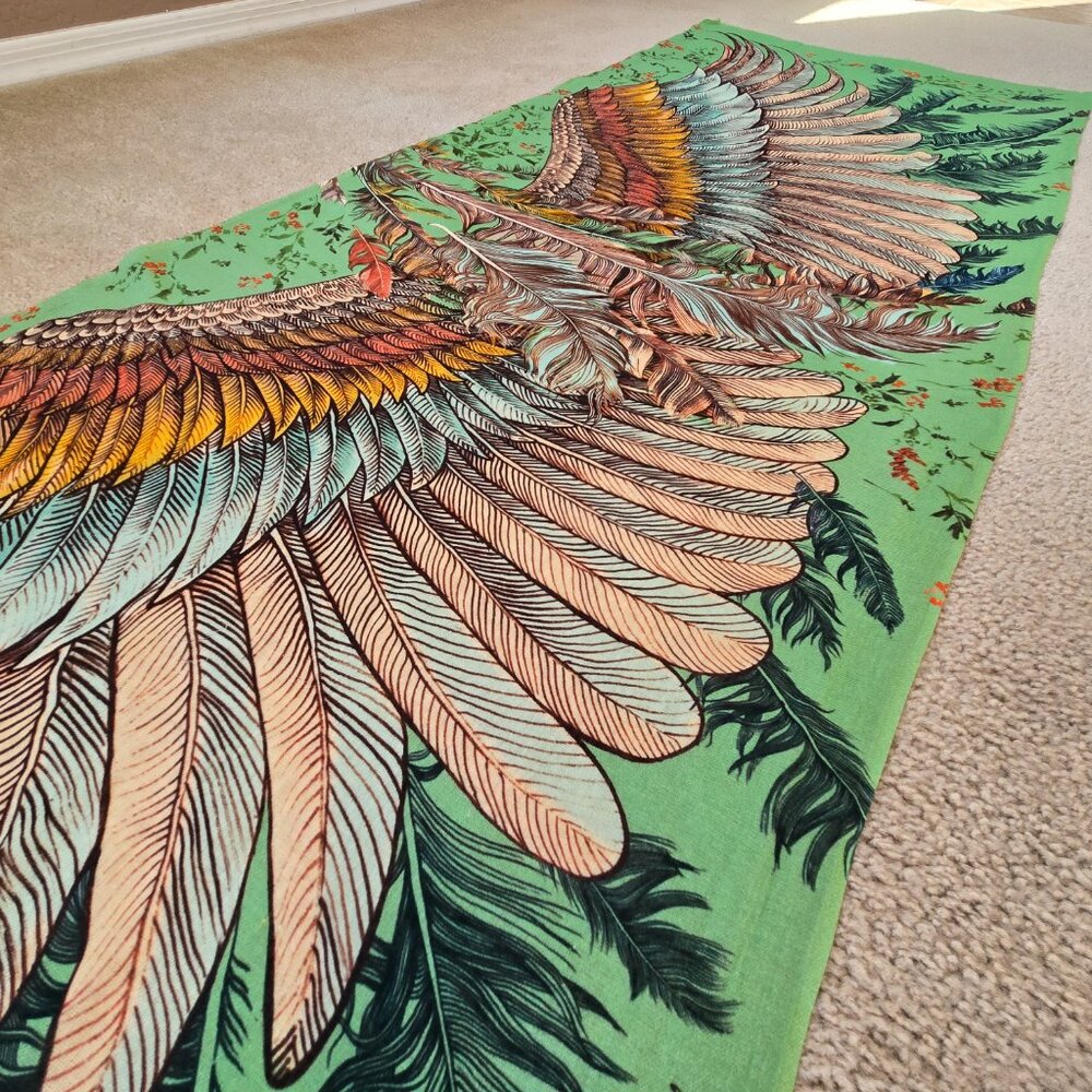 Bird Feathers Angel Wings Lightweight Scarf - Picture 11 of 16